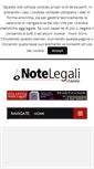 Mobile Screenshot of notelegali.it
